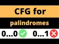Context-Free Grammar CFG Example Palindromes