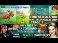 Lords mobile limited challenge crazy chef stage 1 fully auto
