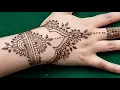 Henna Tutorial Very Gorgeous And Easy Henna Design For Beginners