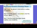 Predicting Answer Choices Strategy