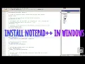 how to install notepad in windows 10 7 and windows xp