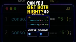 Can You Get BOTH Right JavaScript Quiz