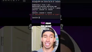 The Match Operator Understanding the Equal Sign in Pattern Matching Languages