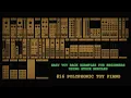 easy VCV Rack examples for beginners using stock modules - 16 polyphonic toy piano