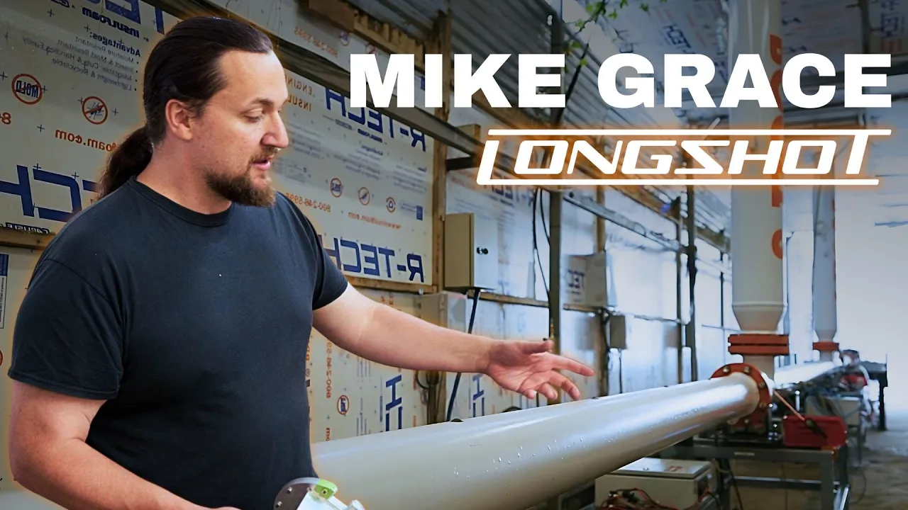 #47 - Building a MASSIVE Mach 25 Space Gun in the Desert | Mike Grace, CEO Longshot