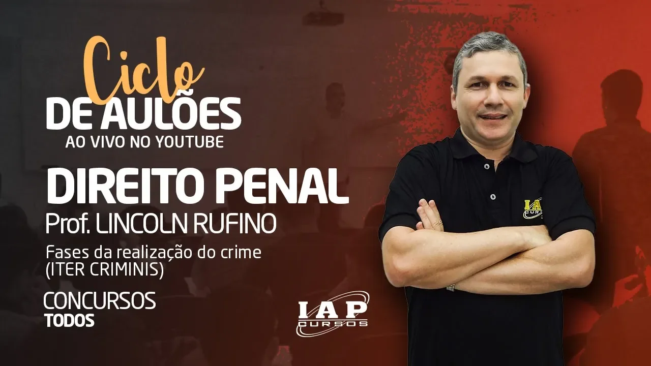 LIVE: DIREITO PENAL PARA CONCURSO.