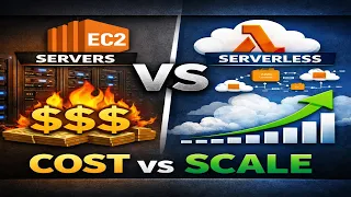 Serverless vs Servers - Cost Scaling Cold Starts Explained Simply AWS Lambda EC2