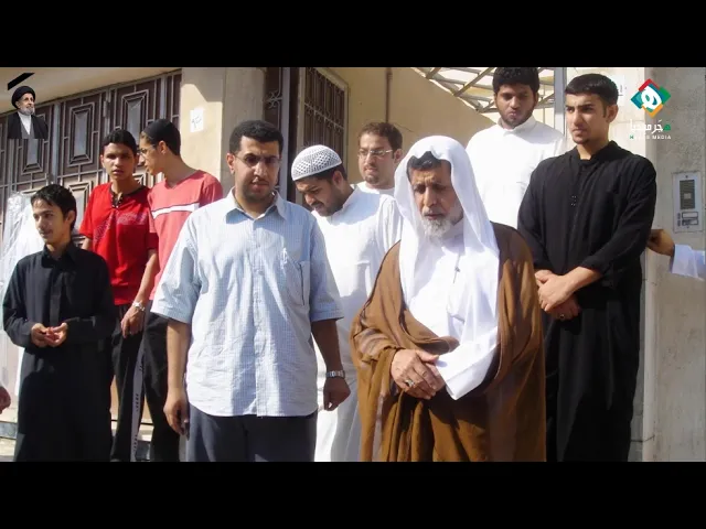 ⁣شهر رمضان ١٤٢٦/ ٢٠٠٥  تفقد زوار المدينة من الشباب ووجه كلمة إرشادية_الراحل العلامة السيد علي السلمان
