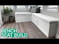 Building a Window Bench Seat with Storage DIY