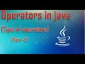 Unit-4 Operator in java part-2