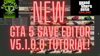 GTA 5 - NEW SAVE EDITOR v5 1 0 0 TUTORIAL