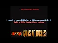 Download Lagu Guns N' Roses - Mr. Brownstone [Karaoke]