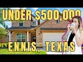 Ennis TX Home under 500 000 Affordable Real Estate Tour Ennis TX