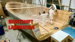 From Dusk To Dawn: Laminating The Inside Of Our RAN 50 – Ep. 406 RAN Sailing