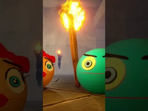 Pacman vs two spiders