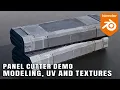 Panel Cutter Demo Modeling Textures UVs and Baking