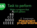 Star Pattern Program in C Hindi - 15 TechnicalMinds