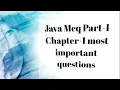 Part-1 Java Basic MCQs Java MCQ s Questions and Answers Hindi