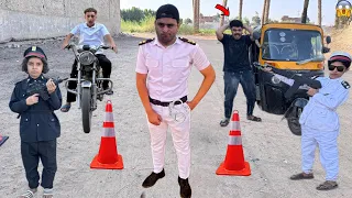 لما اخوك الصغير يبقى ظابط شرطه ويعمل كمين في الشارع عمر نصر 
