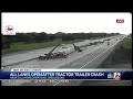 All lanes now open after overturned tractor-trailer crash on I-40 in Greensboro