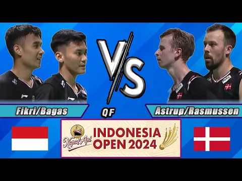 Download MP3 Muhammad Shohibul Fikri/Bagas Maulana vs Kim Astrup/Anders Skaarup Rasmussen #indonesiaopen2024 QF