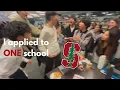 nonchalant college decision reaction