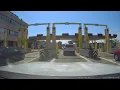 4K Driving through US Custom and Border Protection Trip to Silverwood Michigan USA