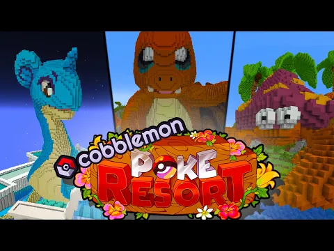 Minecraft server video for PokeResort - COBBLEMON