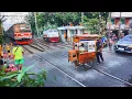 Download Lagu 🔴Kereta api ngebut, momen seru terekam kamera saat diperlitasan gang sentiong