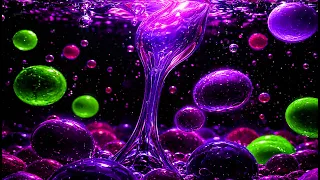 Jelly Lava Lamp Bubbles Satisfying 4K TV Background Ambient Music
