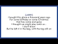 To Break In A Glove — Dear Evan Hansen (Lyric Video) [OBC]