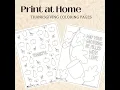 Printable Thanksgiving Coloring Pages