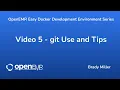 OpenEMR Easy Docker Development - git Use and Tips
