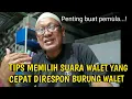 Download Lagu TIPS MEMILIH SUARA WALET YANG RESPON.
