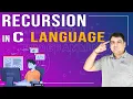 Recursion in C C Language Tutorial Part - 21