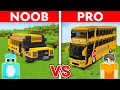 Download Lagu NOOB vs PRO: SCHOOL BUS House Build Challenge in Minecraft