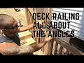 Deck Railing obtuse angles tips tricks