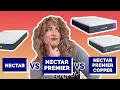 Nectar vs Nectar Premier vs Nectar Premier Copper Mattress Review - Which is Better
