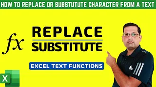 Replace and Substitute Functions in Excel