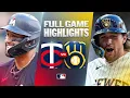 Twins vs Brewers Game Highlights 26 MLB Highlights