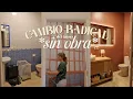 El CAMBIO DEL BANO en 3 dias l Sin obra pintando azulejos deco nueva y tranformando piezas