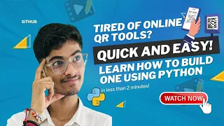 Generate QR Code in Python in Just 2 Minutes Easy Python Project