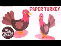 DIY 3D Paper Turkey Craft