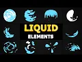 Liquid Circles Liquid Animation Motion Graphics Ready to Use