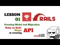 Ruby on Rails API Lesson 01 - Getting start with rails Model