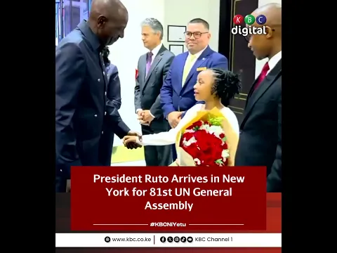 President Ruto, First Lady arrive in New York for 81st UN General Assembly