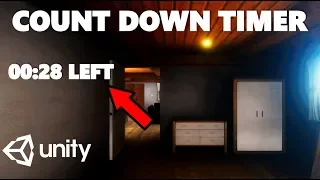 HOW TO CREATE A COUNT DOWN TIMER IN C UNITY TUTORIAL