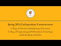 UMBC Spring Undergraduate Commencement 2024 CNMS COEIT INDS