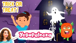 Knock knock… trick or treat! 🎃👻 with @yogapalooza