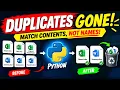 I Deleted Duplicate Files by Matching Their Contents Not Their Names